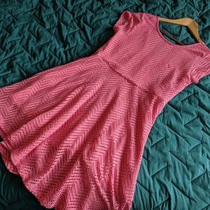Flirty pink summer dress!